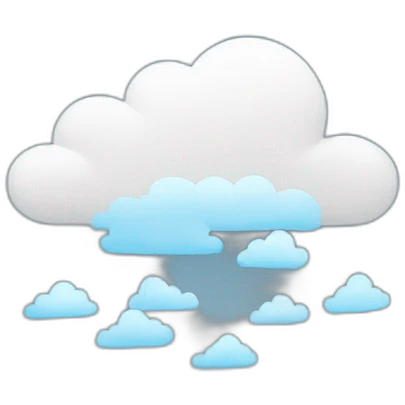 cloud with sky arrows above cloud emoji