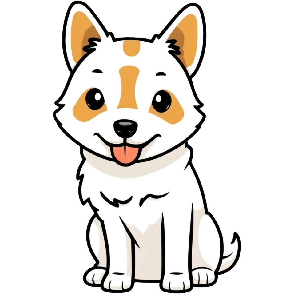 Realistic dog emoji