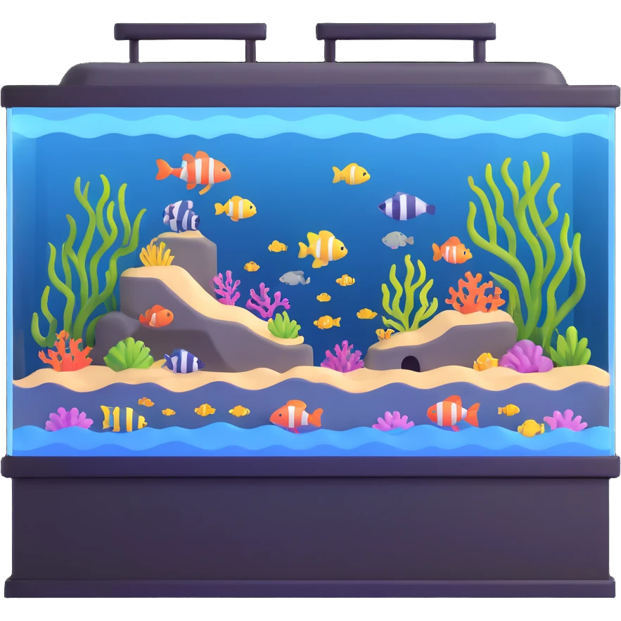 large public aquarium with sharks emoji