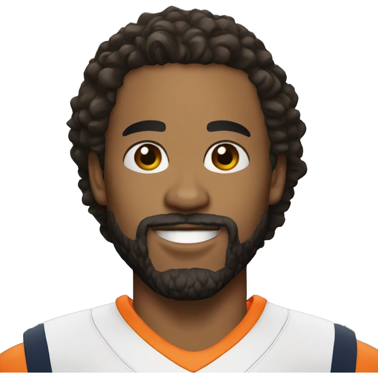 Bryce Young player with beard emoji