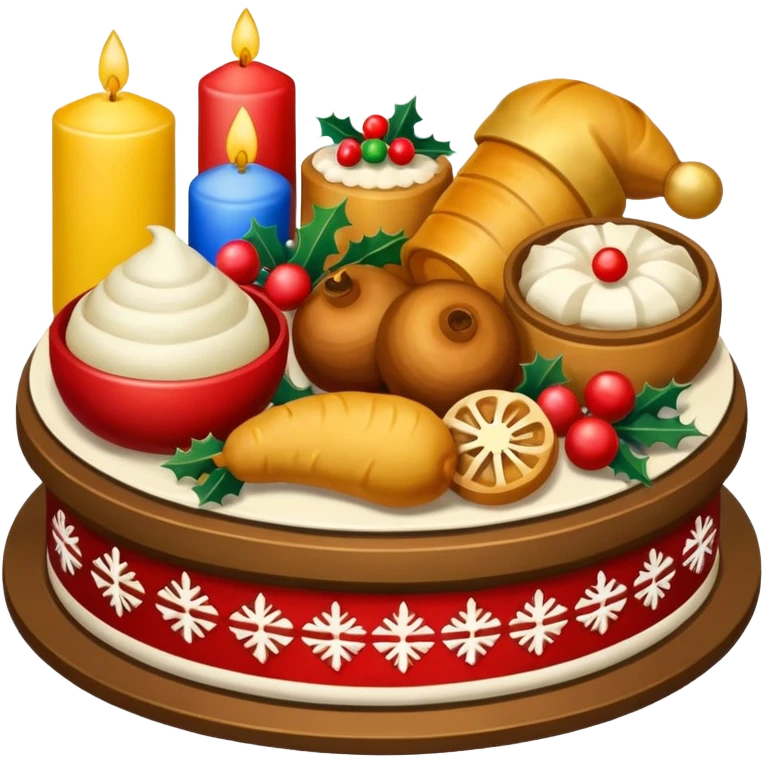 romania christmas food emoji