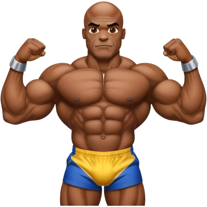 ronnie coleman senza sfondo in posa muscolare emoji