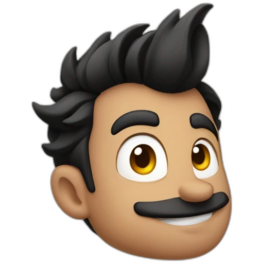 Maleficiant disney character with just upper body emoji