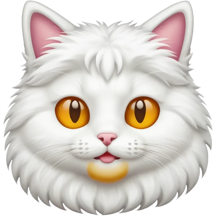 🐈‍⬛ pareil en blanc même forme  emoji