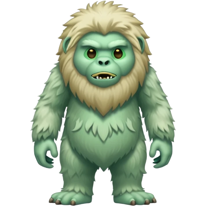 green yeti emoji