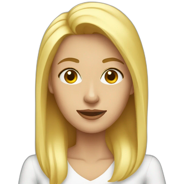 femme séduisante blonde emoji
