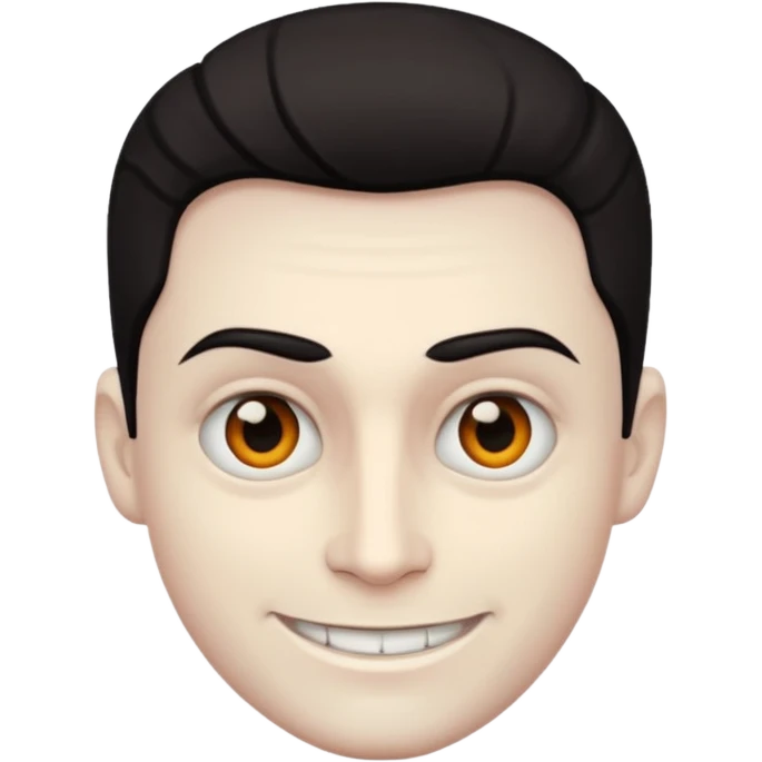 Creepy man emoji