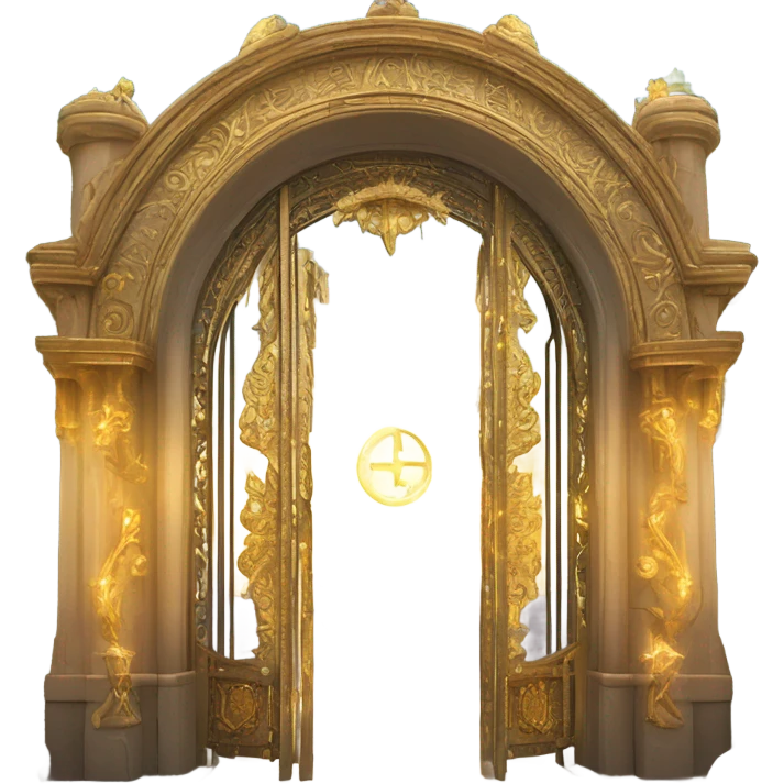 The gates of heaven emoji