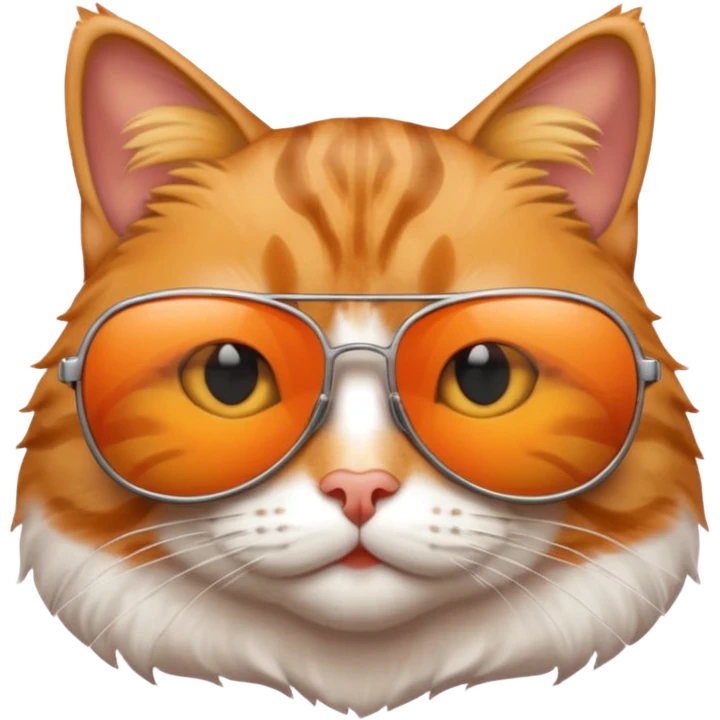 Cat wearing sunglasses emoji