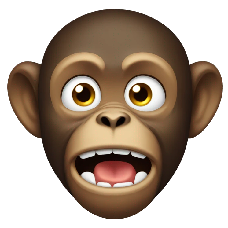 Monkey crying emoji