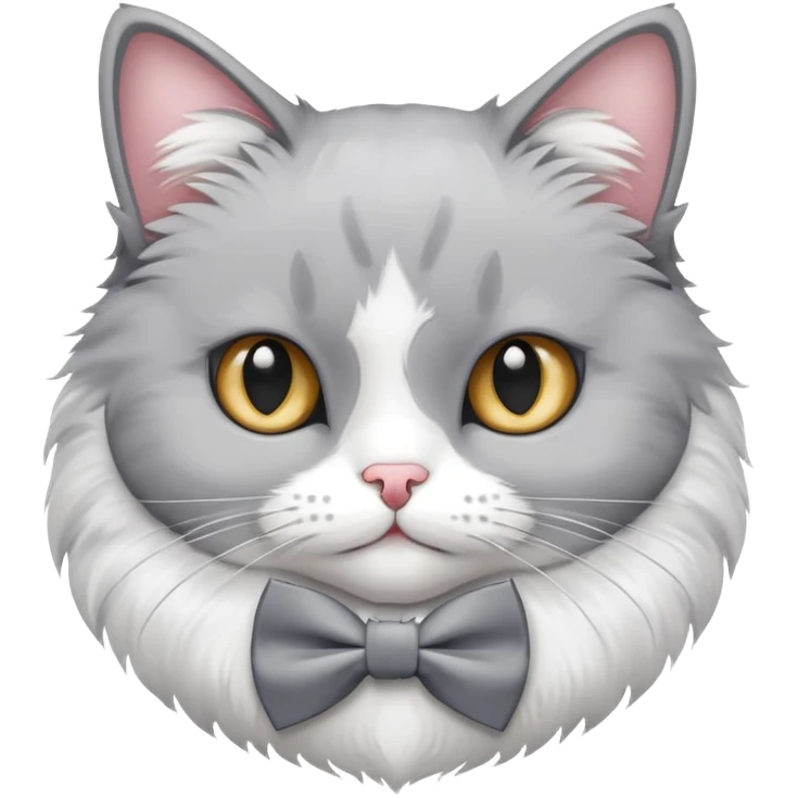 Cat with bow tie  emoji