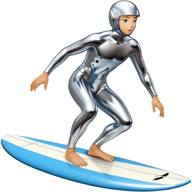 sorayama surfing emoji