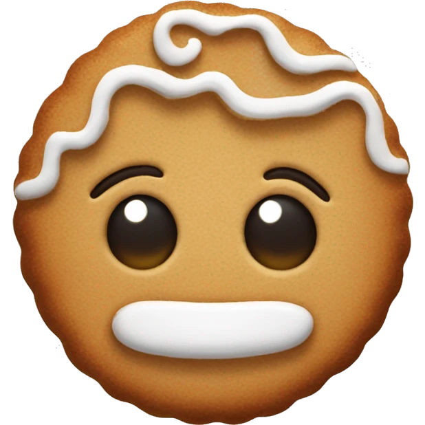 Cute gingerbread cookie  emoji