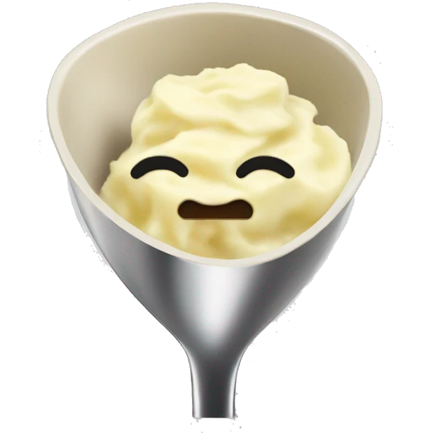 a scoop of mashed potatoes  emoji