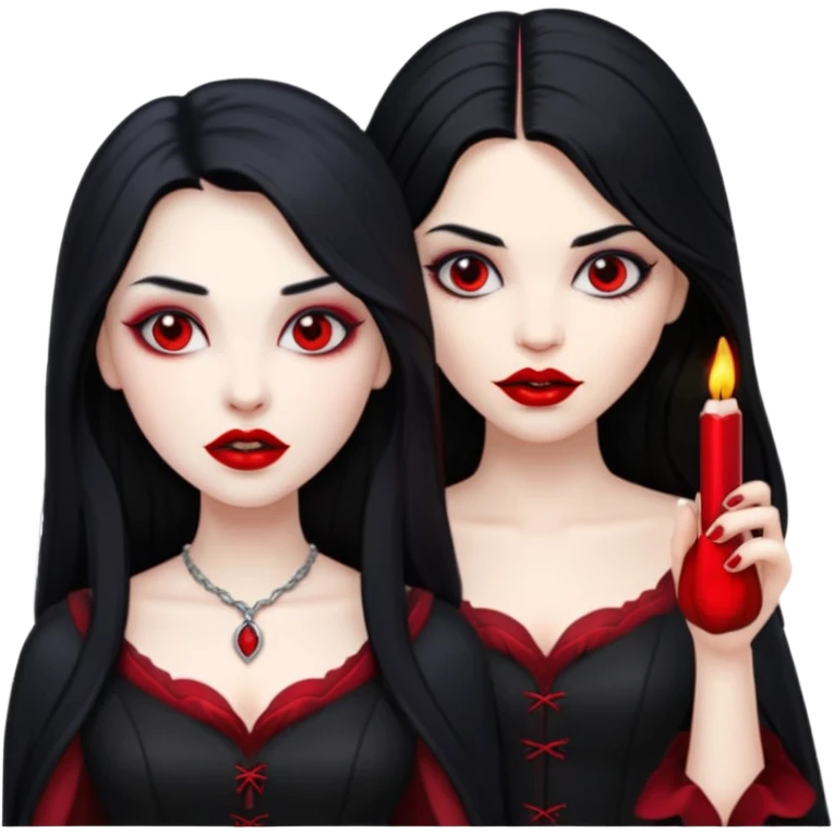 duas vampiras mulheres emoji