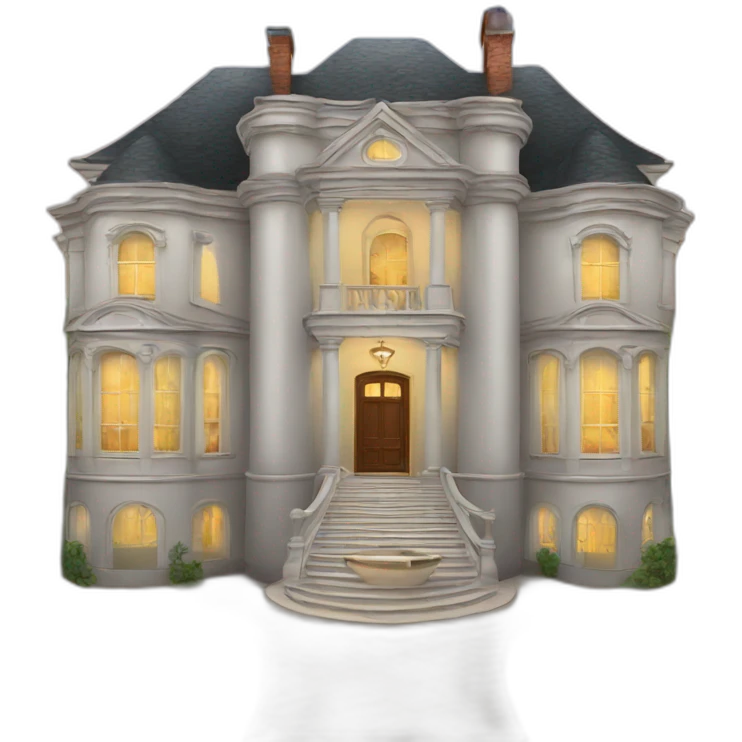 A mansion emoji