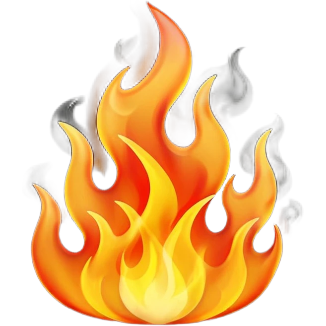 black fire emoji