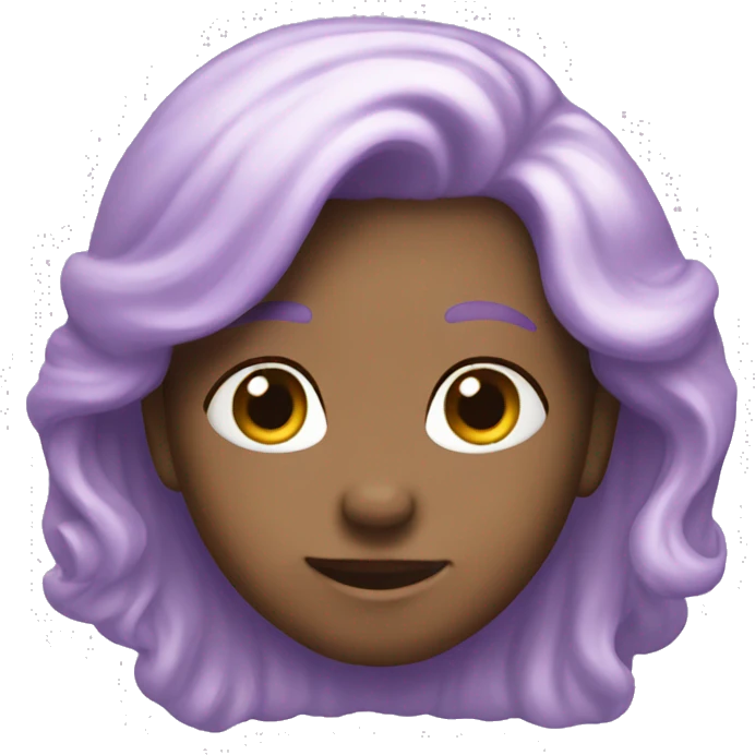 Pastel purple hear emoji