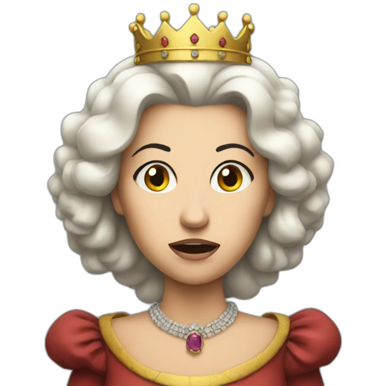 angry queen emoji