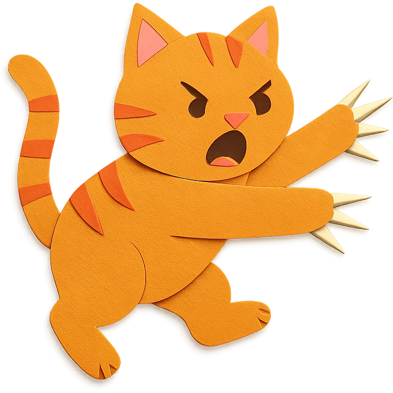 cat attack emoji