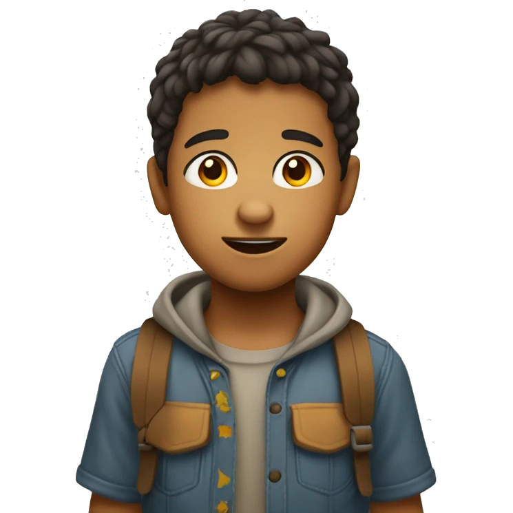 niño con hambre emoji