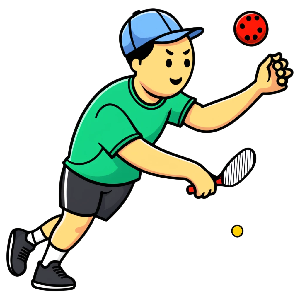 Pickleball player emoji