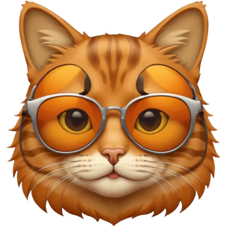 Cat wearing sunglasses emoji
