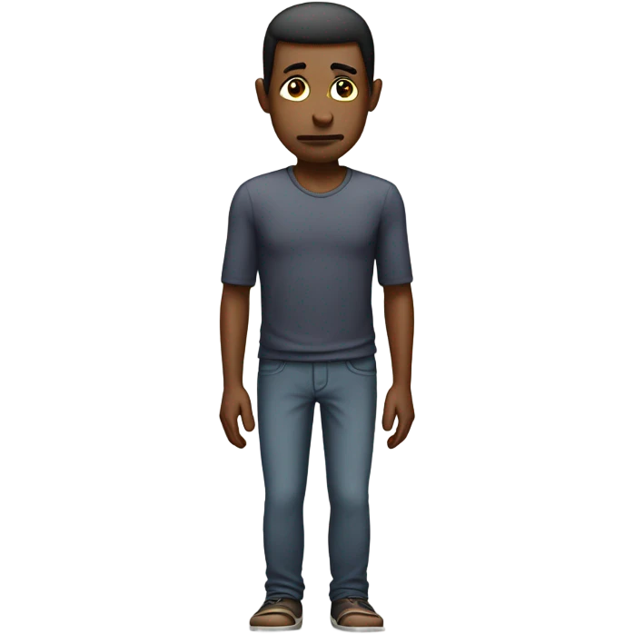 Weak skinny person  emoji