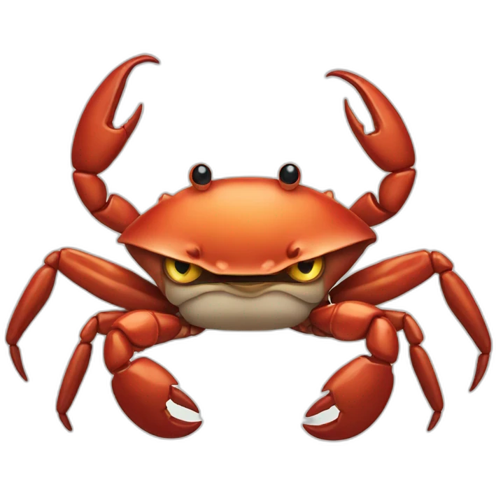 angry crab emoji