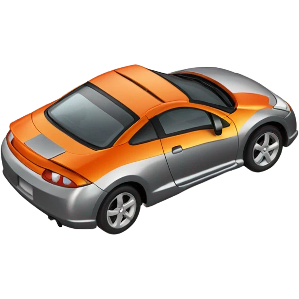 orange fourth gen mitsubishi eclipse emoji