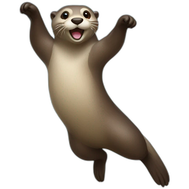 dancing otter emoji