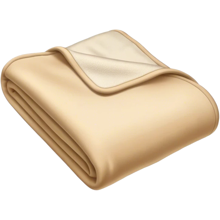 Beige cozy blanket emoji