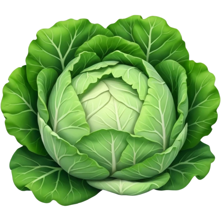 White cabbage emoji
