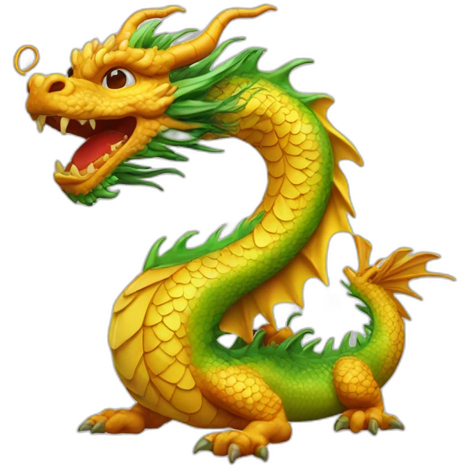 Dragon chinois emoji