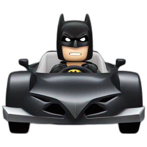 Batman driving emoji