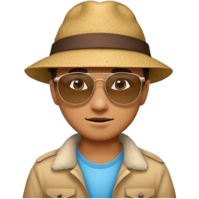 homme qui une montagne coincé dans les fesse emoji