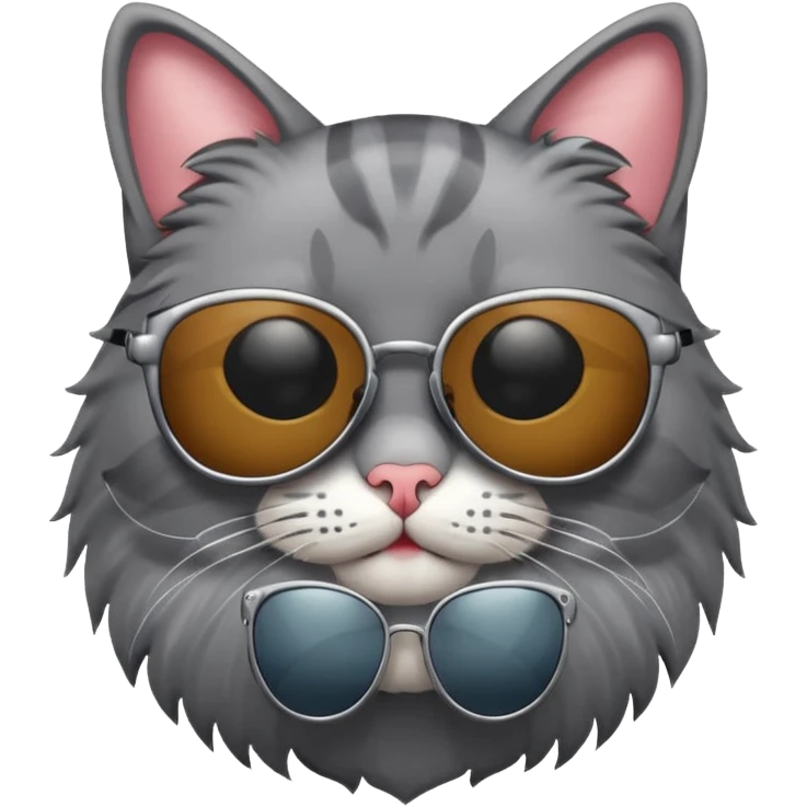 Cat wearing sunglasses emoji