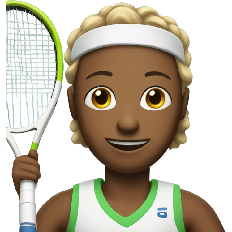 tennis player emoji