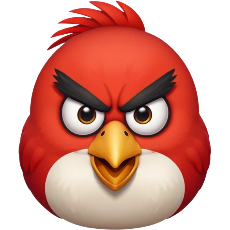 Angry brid emoji red emoji
