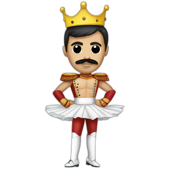 freddy mercury en tutu emoji