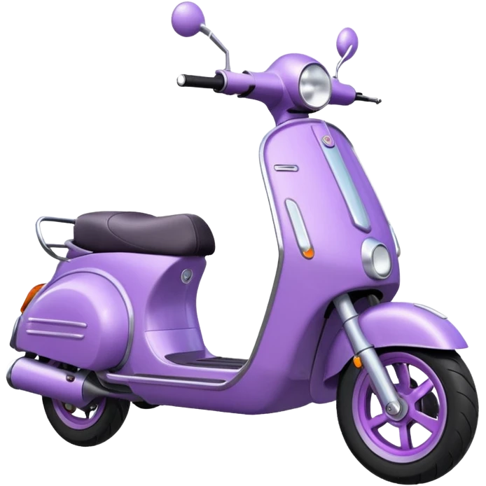 lilac scooter emoji