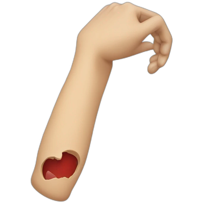 broken arm emoji