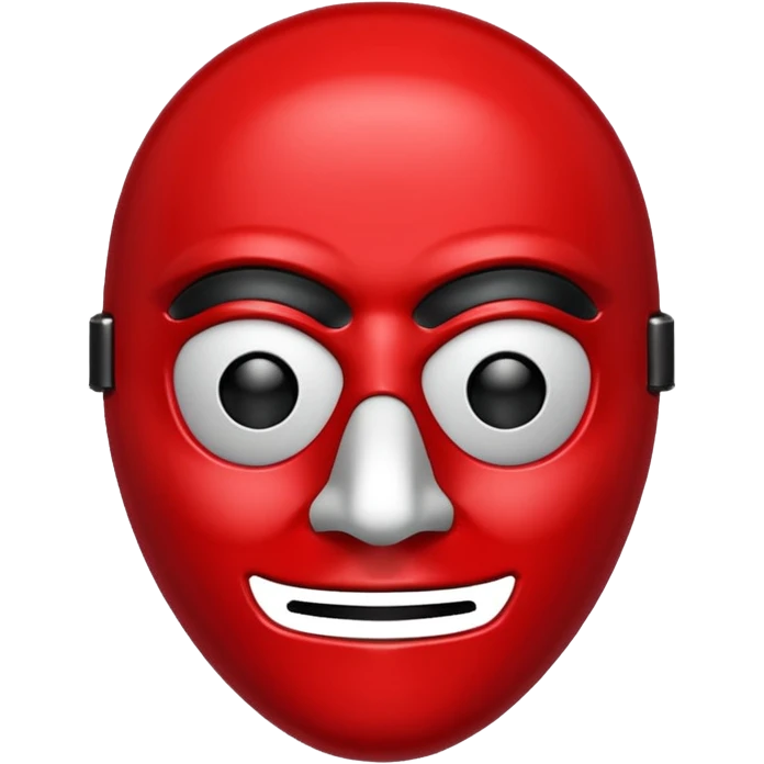 Money heist mask emoji