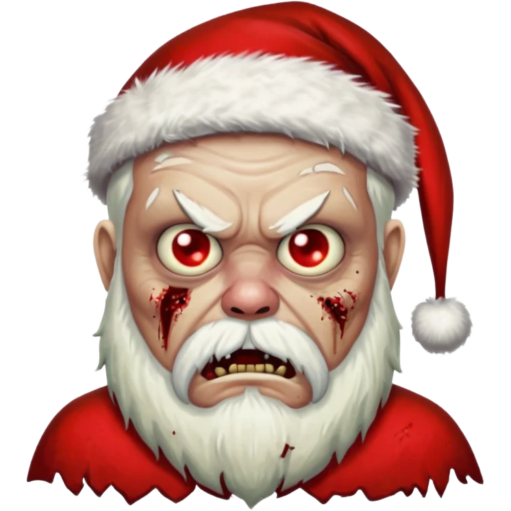 zombi santa emoji