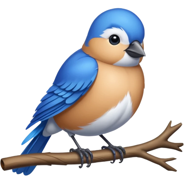 blue bird emoji