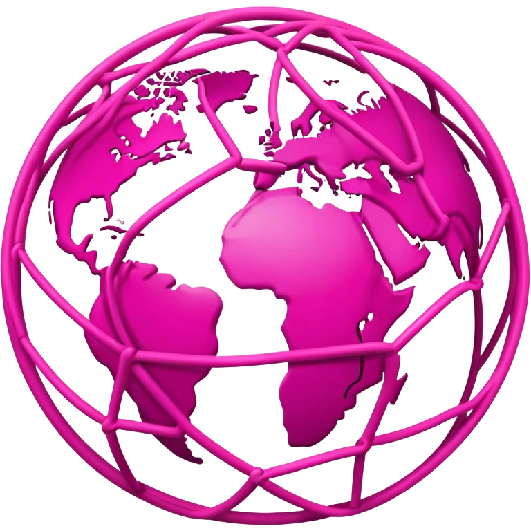 pink world wide web icon emoji