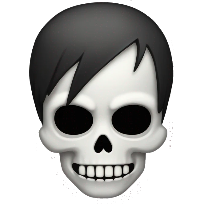 emo skull  emoji