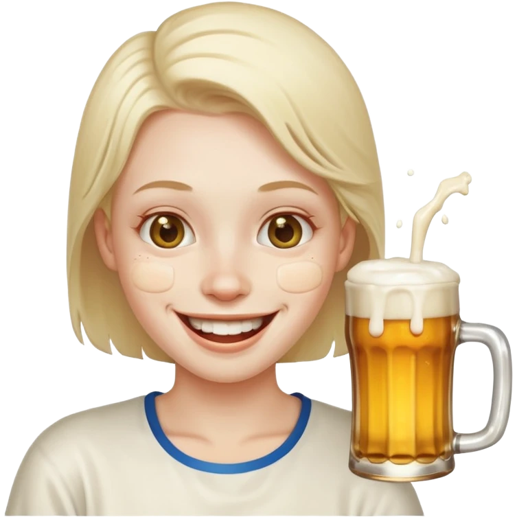 Milk beer face emoji emoji