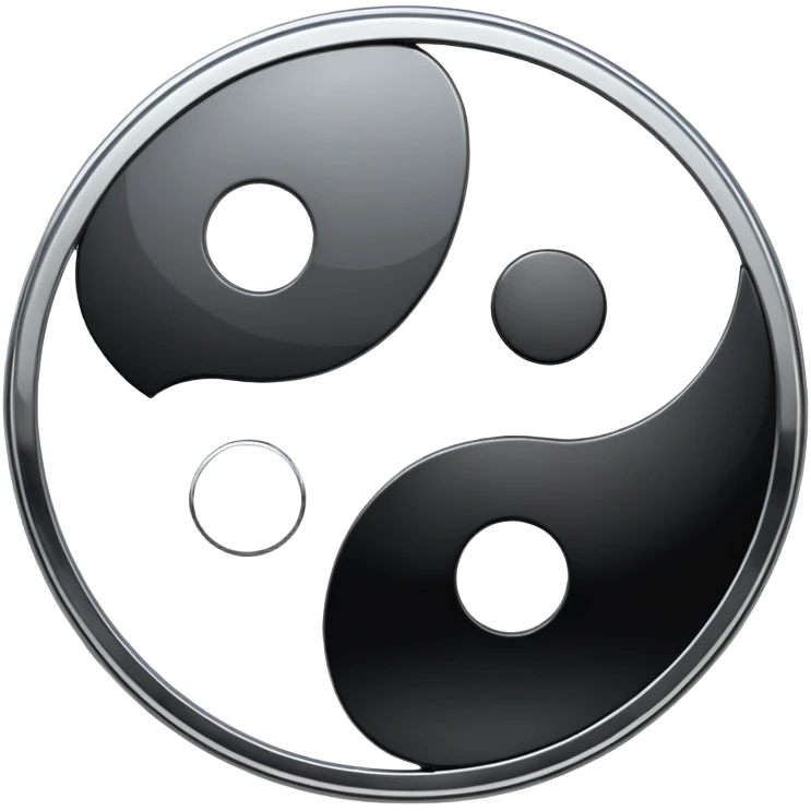 sorayama Yin and yang emoji