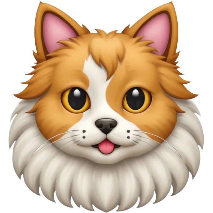 cat mixed with dog emoji